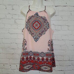 Yoins Paisley Print Halter Top Size Large